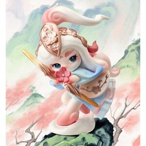 Authentic pop mart the golden gallop series figure - spring herald